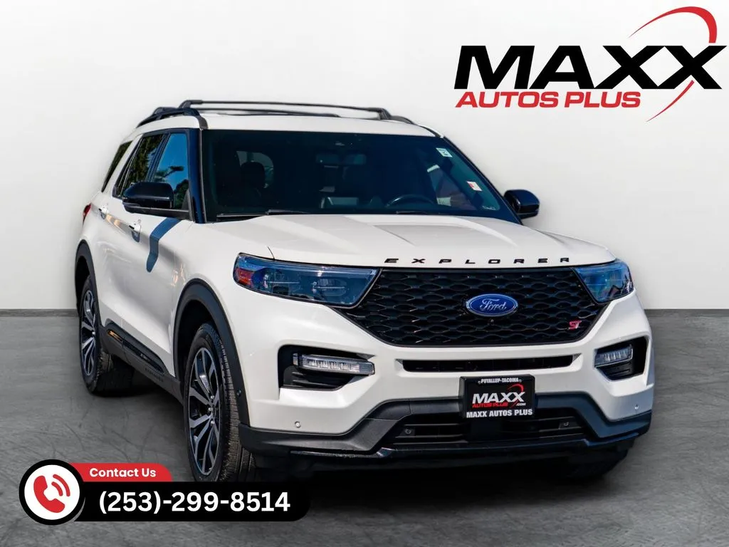 White 2021 Ford Explorer ST for sale in Puyallup, WA