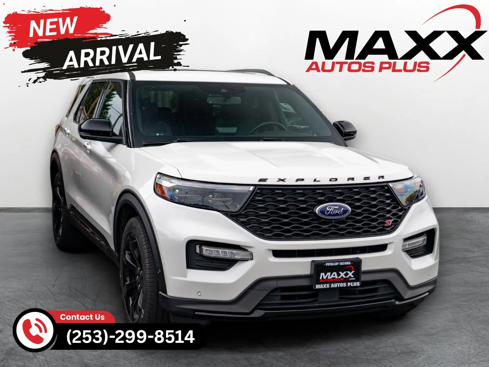 White 2020 Ford Explorer ST for sale in Puyallup, WA