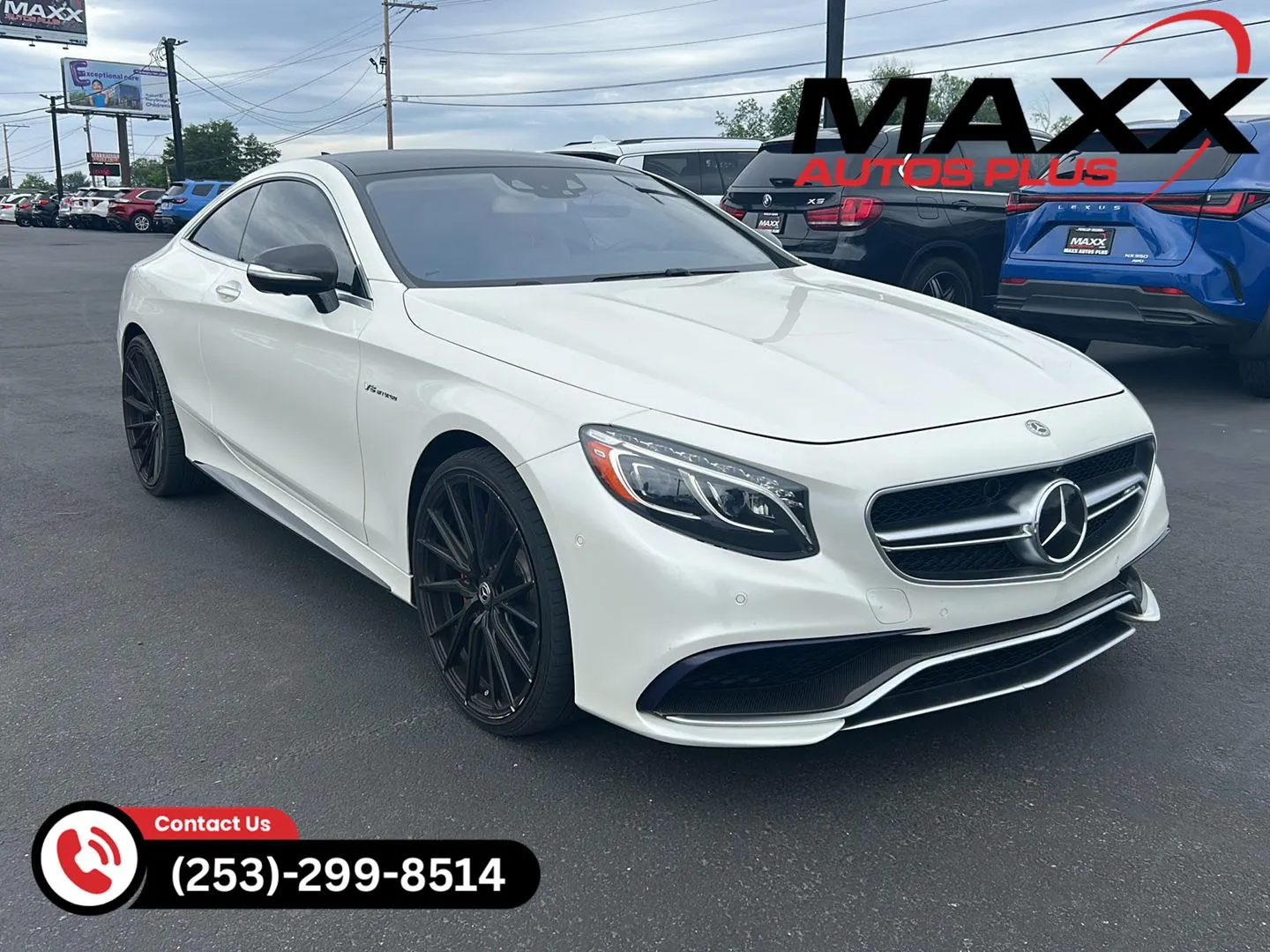 White 2015 Mercedes-Benz S-Class S 63 AMG for sale in Puyallup, WA