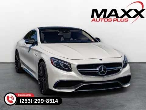 White 2015 Mercedes-Benz S-Class S 63 AMG for sale in Puyallup, WA