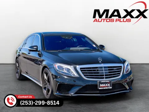 Black 2016 Mercedes-Benz S-Class AMG S 63 for sale in Puyallup, WA