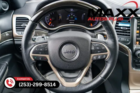 Gray 2015 Jeep Grand Cherokee Overland for sale in Puyallup, WA