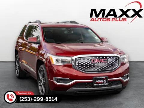 Red 2018 GMC Acadia Denali for sale in Puyallup, WA