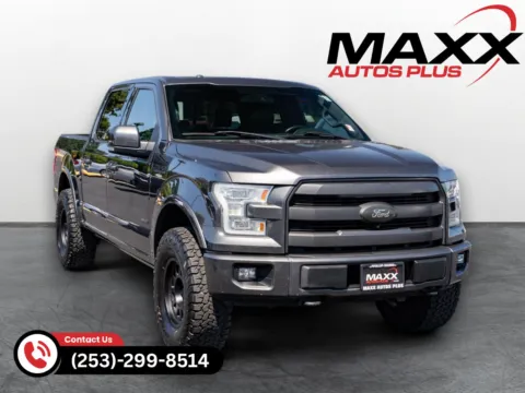 Gray 2015 Ford F-150 Lariat for sale in Puyallup, WA