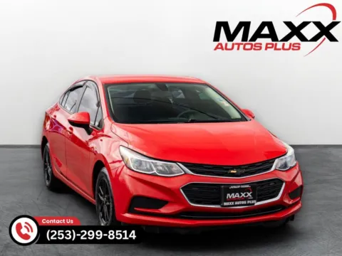 Red 2018 Chevrolet Cruze LS for sale in Puyallup, WA