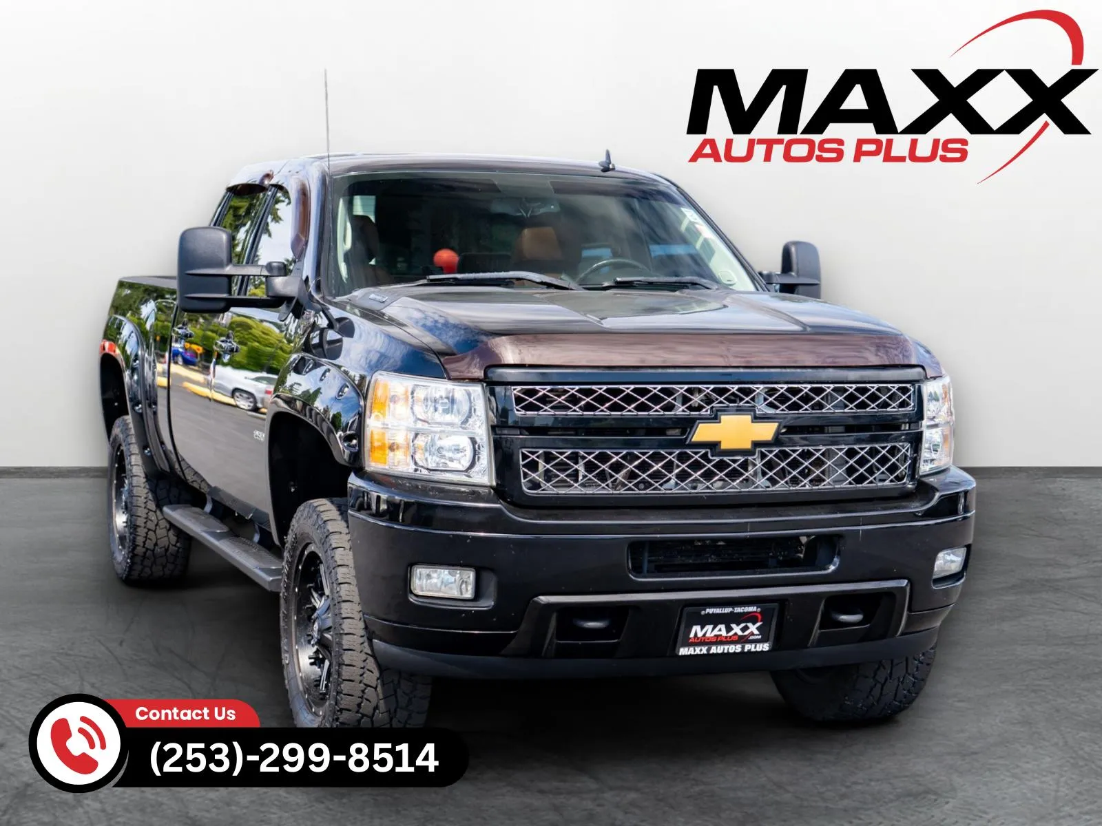 Black 2013 Chevrolet Silverado 2500HD LTZ for sale in Puyallup, WA