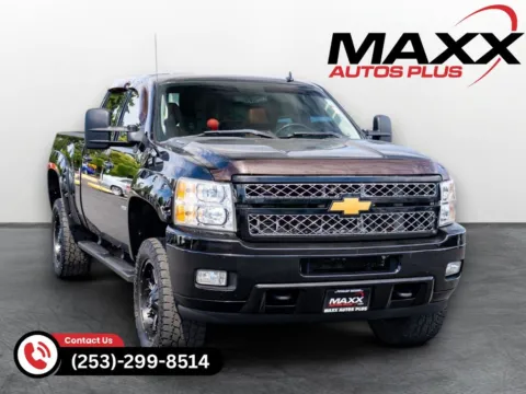 Black 2013 Chevrolet Silverado 2500 HD LTZ for sale in Puyallup, WA