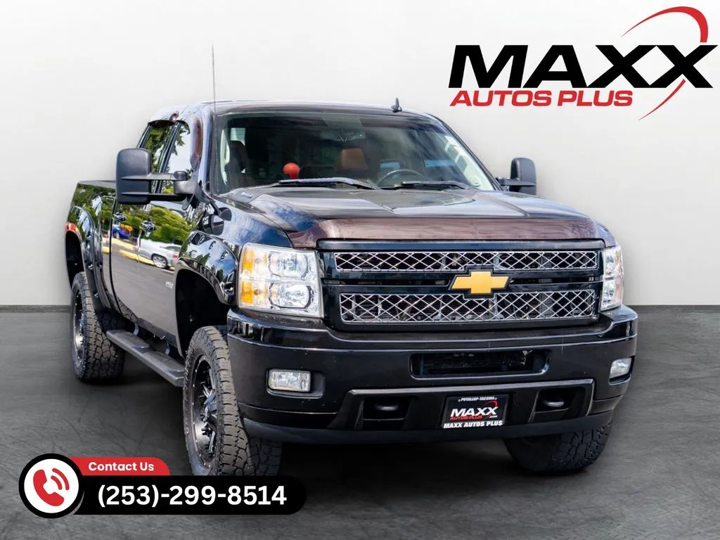 Black 2013 Chevrolet Silverado 2500 HD LTZ for sale in Puyallup, WA