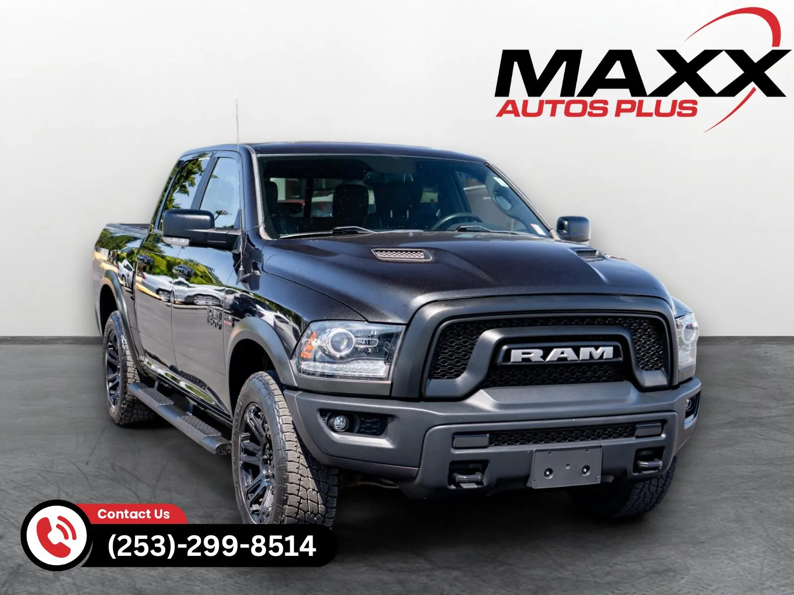 Black 2017 Ram 1500 Rebel for sale in Puyallup, WA