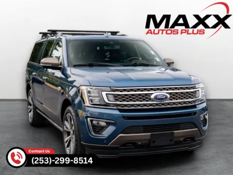 Blue 2020 Ford Expedition Max King Ranch for sale in Puyallup, WA