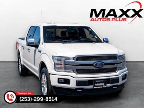 White 2018 Ford F-150 Platinum for sale in Puyallup, WA