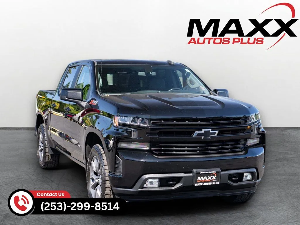 Black 2021 Chevrolet Silverado 1500 RST for sale in Puyallup, WA