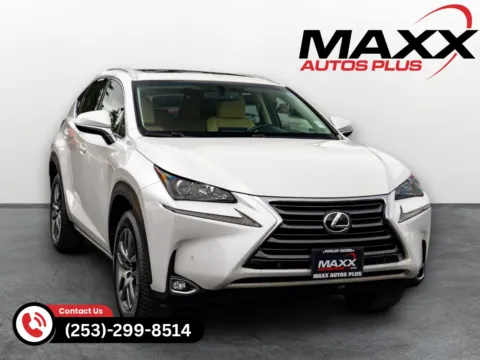 White 2015 Lexus NX 200t F Sport for sale in Puyallup, WA