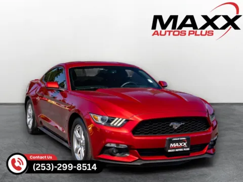 Red 2015 Ford Mustang EcoBoost for sale in Puyallup, WA