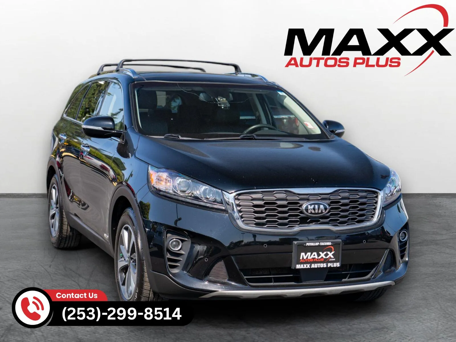 Black 2019 Kia Sorento EX V6 for sale in Puyallup, WA