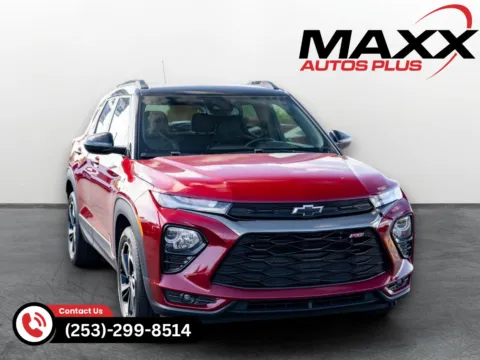 Red 2021 Chevrolet Trailblazer RS for sale in Puyallup, WA