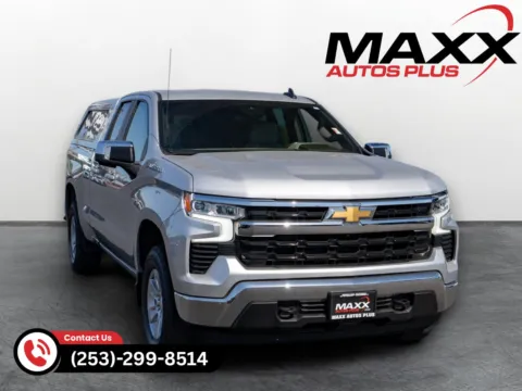 Silver 2022 Chevrolet Silverado 1500 LT for sale in Puyallup, WA
