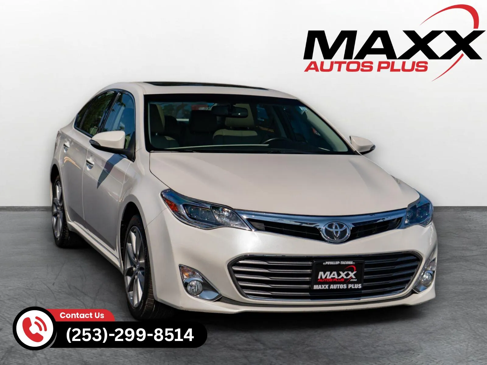 White 2015 Toyota Avalon XLE Touring for sale in Puyallup, WA