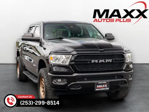 Black 2022 Ram 1500 Big Horn for sale in Puyallup, WA