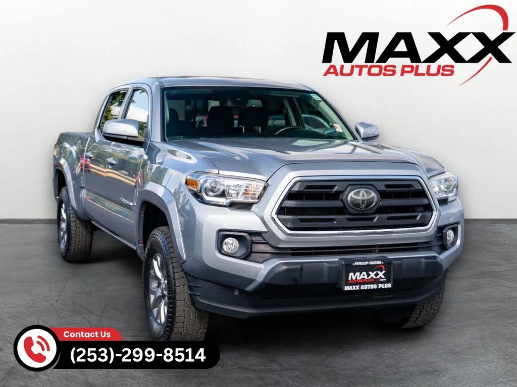 Silver 2018 Toyota Tacoma SR5 for sale in Puyallup, WA