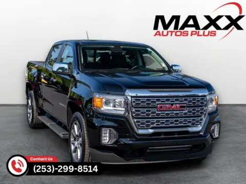 Black 2021 GMC Canyon 4WD Denali for sale in Puyallup, WA