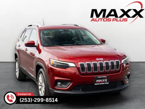 Red 2019 Jeep Cherokee Latitude for sale in Puyallup, WA