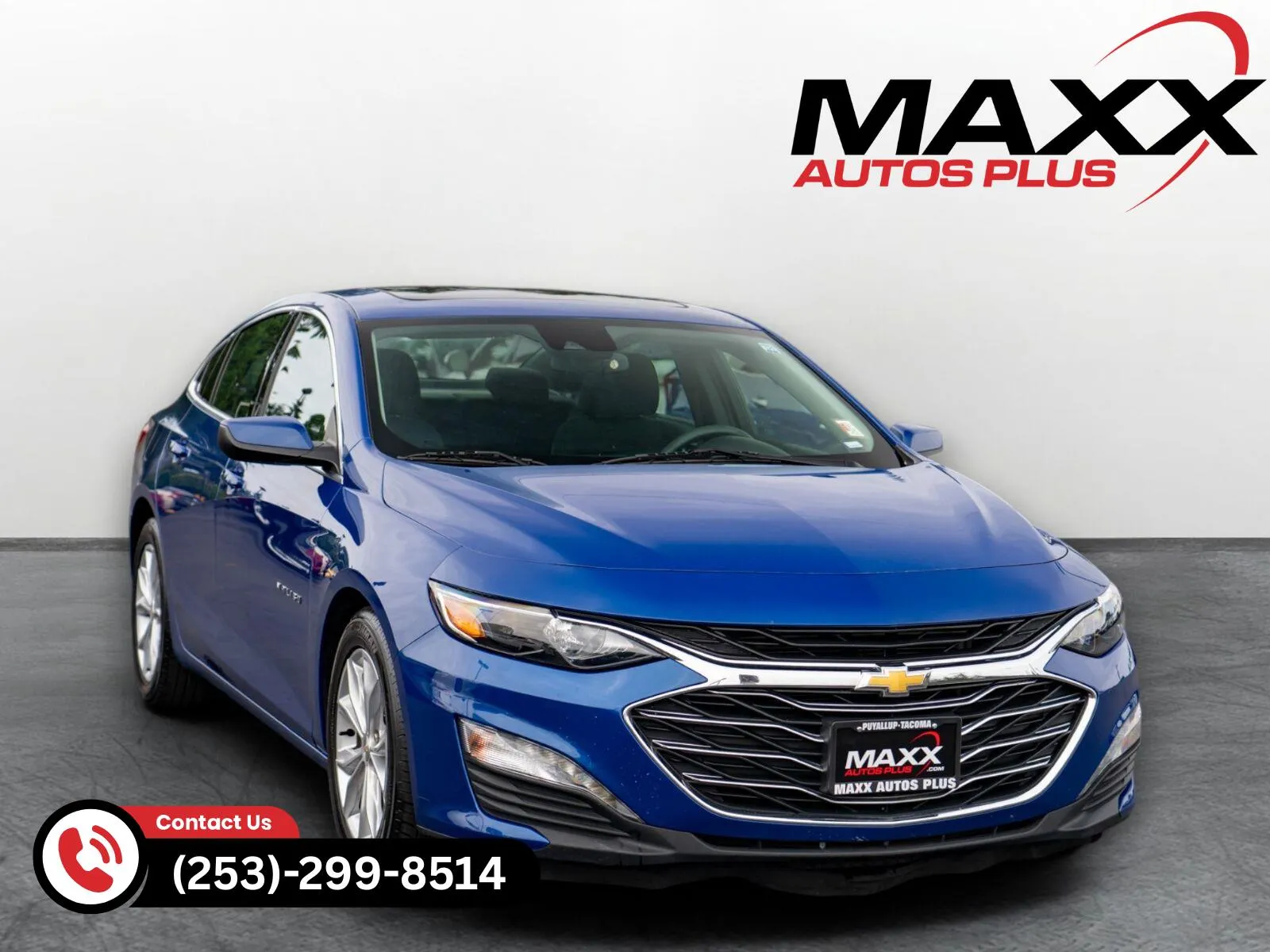 Blue 2023 Chevrolet Malibu LT for sale in Puyallup, WA