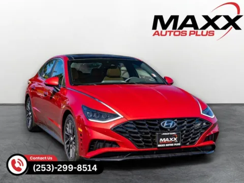 Red 2020 Hyundai Sonata Limited for sale in Puyallup, WA