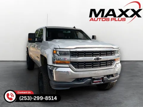 White 2018 Chevrolet Silverado 1500 LT for sale in Puyallup, WA