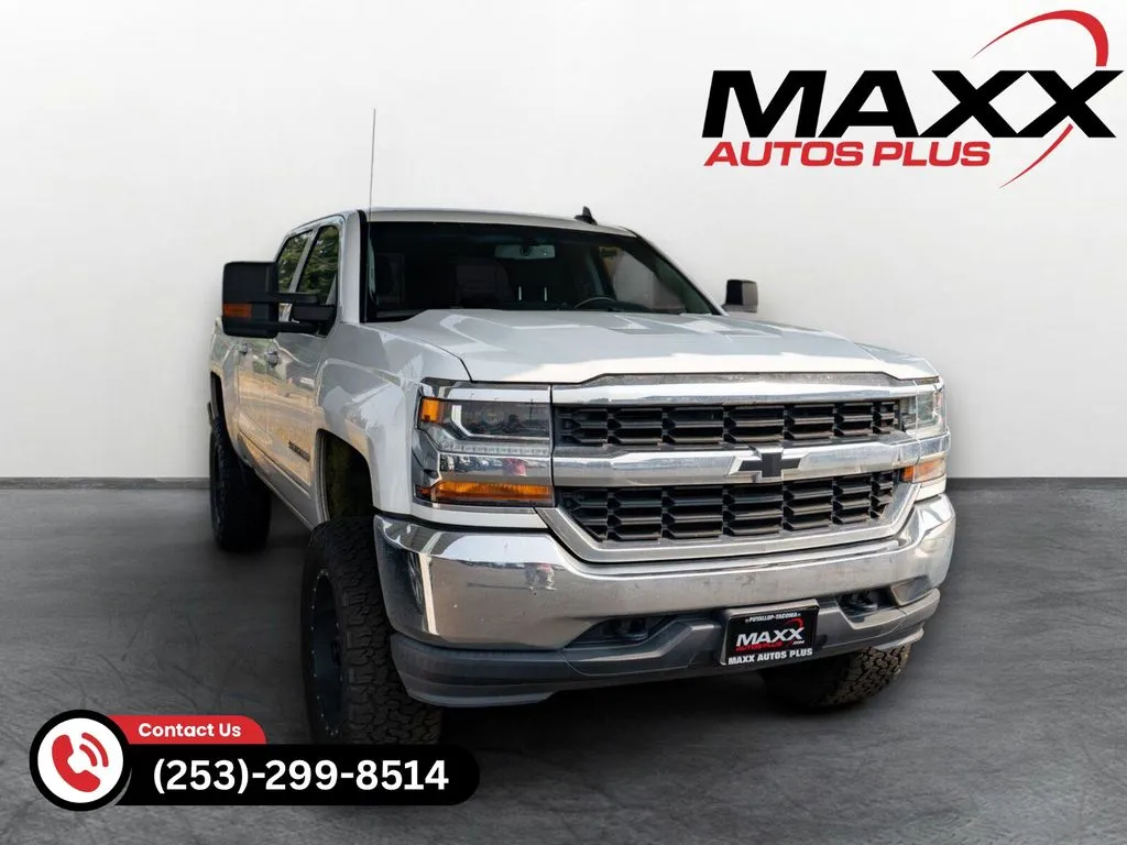 White 2018 Chevrolet Silverado 1500 LT for sale in Puyallup, WA