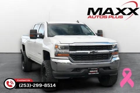 White 2018 Chevrolet Silverado 1500 LT for sale in Puyallup, WA