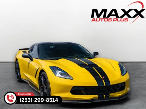 Yellow 2014 Chevrolet Corvette Stingray Z51 2LT for sale in Puyallup, WA