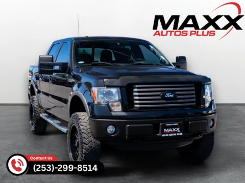 Black 2011 Ford F-150 FX4 for sale in Puyallup, WA