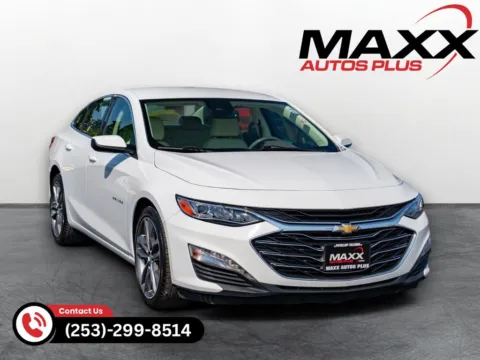 White 2024 Chevrolet Malibu LT for sale in Puyallup, WA