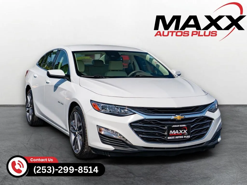 White 2024 Chevrolet Malibu LT for sale in Puyallup, WA
