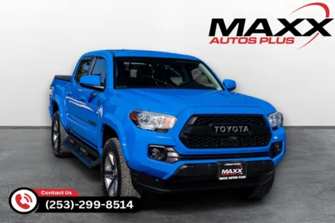 Blue 2019 Toyota Tacoma SR5 for sale in Puyallup, WA