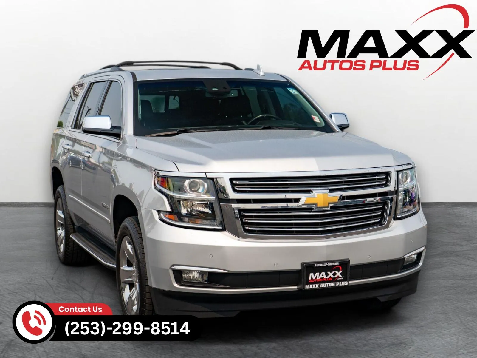 Silver 2017 Chevrolet Tahoe Premier for sale in Puyallup, WA