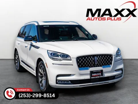 White 2021 Lincoln Aviator Grand Touring for sale in Puyallup, WA