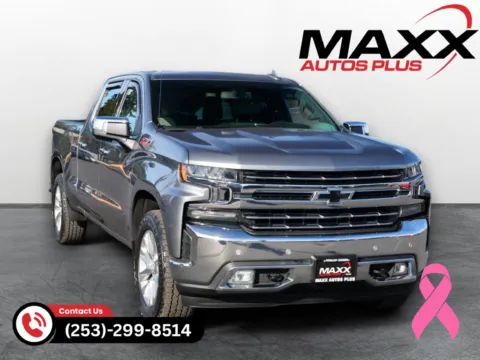 Gray 2019 Chevrolet Silverado 1500 LTZ for sale in Puyallup, WA