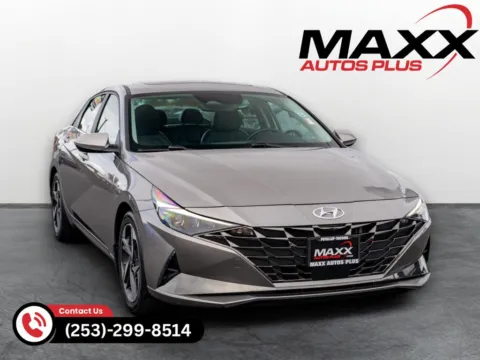 Silver 2023 Hyundai Elantra Hybrid Limited for sale in Puyallup, WA