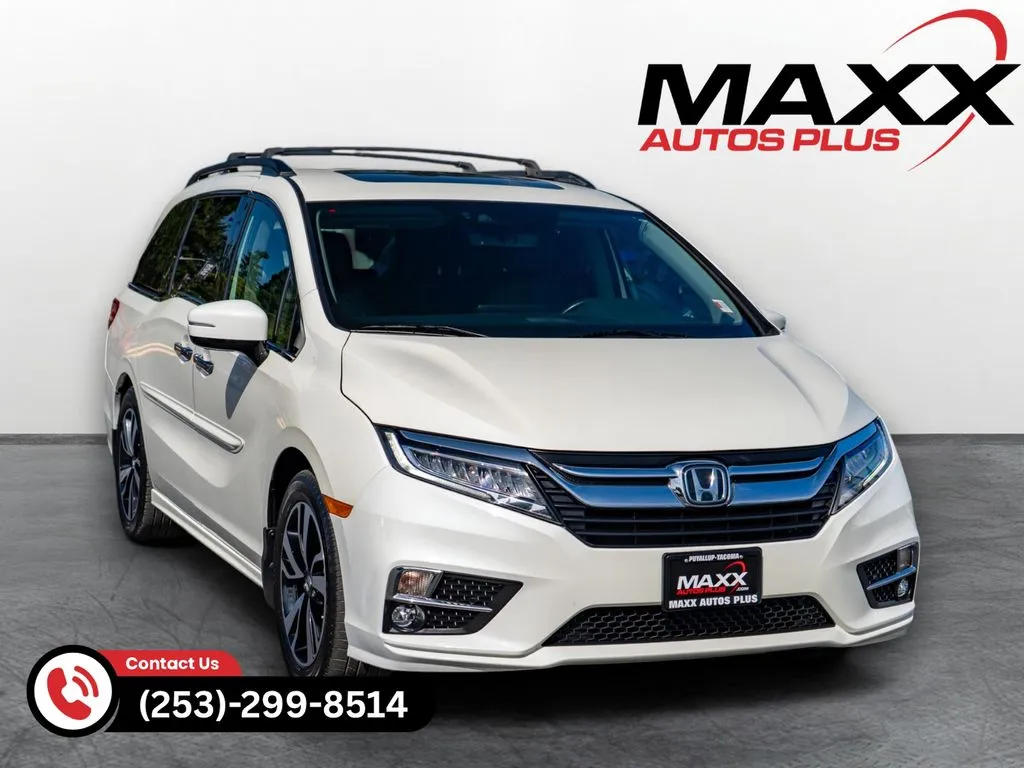 White 2018 Honda Odyssey Elite for sale in Puyallup, WA