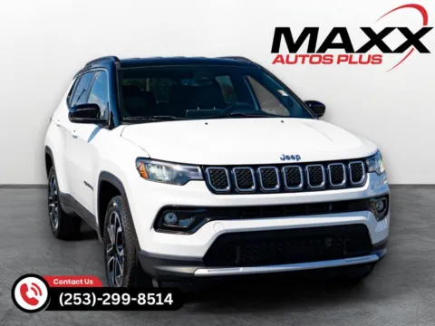 White 2024 Jeep Compass Limited for sale in Puyallup, WA