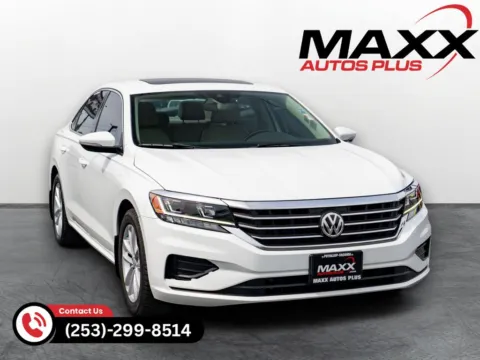 White 2020 Volkswagen Passat 2.0T SE for sale in Puyallup, WA