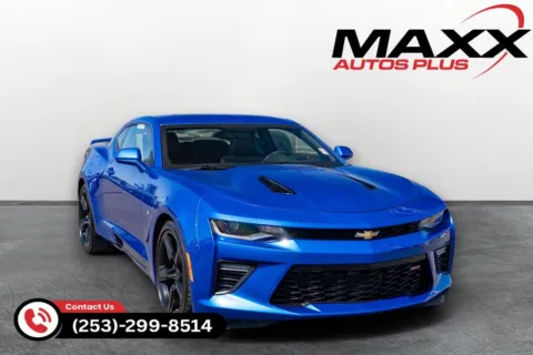 Blue 2017 Chevrolet Camaro SS for sale in Puyallup, WA