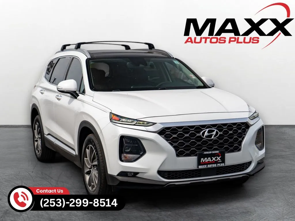 White 2020 Hyundai Santa Fe SEL for sale in Puyallup, WA
