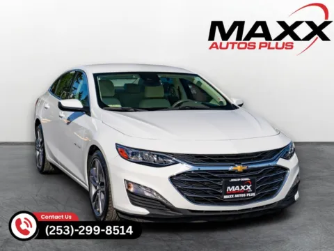 White 2024 Chevrolet Malibu LT for sale in Puyallup, WA