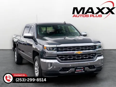 Gray 2018 Chevrolet Silverado 1500 LTZ for sale in Puyallup, WA
