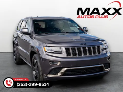 Gray 2015 Jeep Grand Cherokee Overland for sale in Puyallup, WA