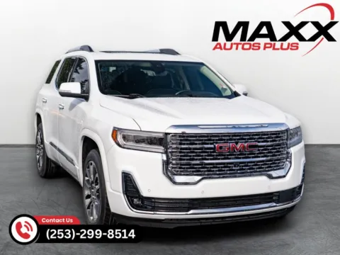 White 2022 GMC Acadia Denali for sale in Puyallup, WA