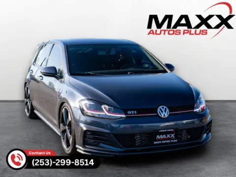 Blue 2018 Volkswagen Golf GTI 2.0T S for sale in Puyallup, WA